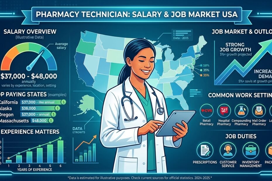 Pharmacy Tech Salary and Jobs in the USA