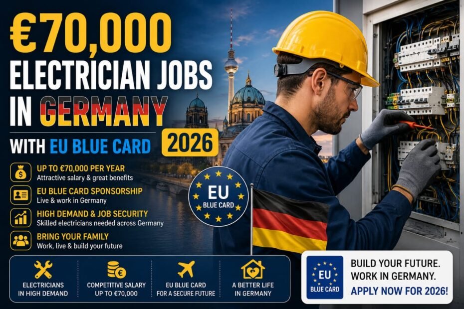 €70,000 Electrician Jobs in Germany